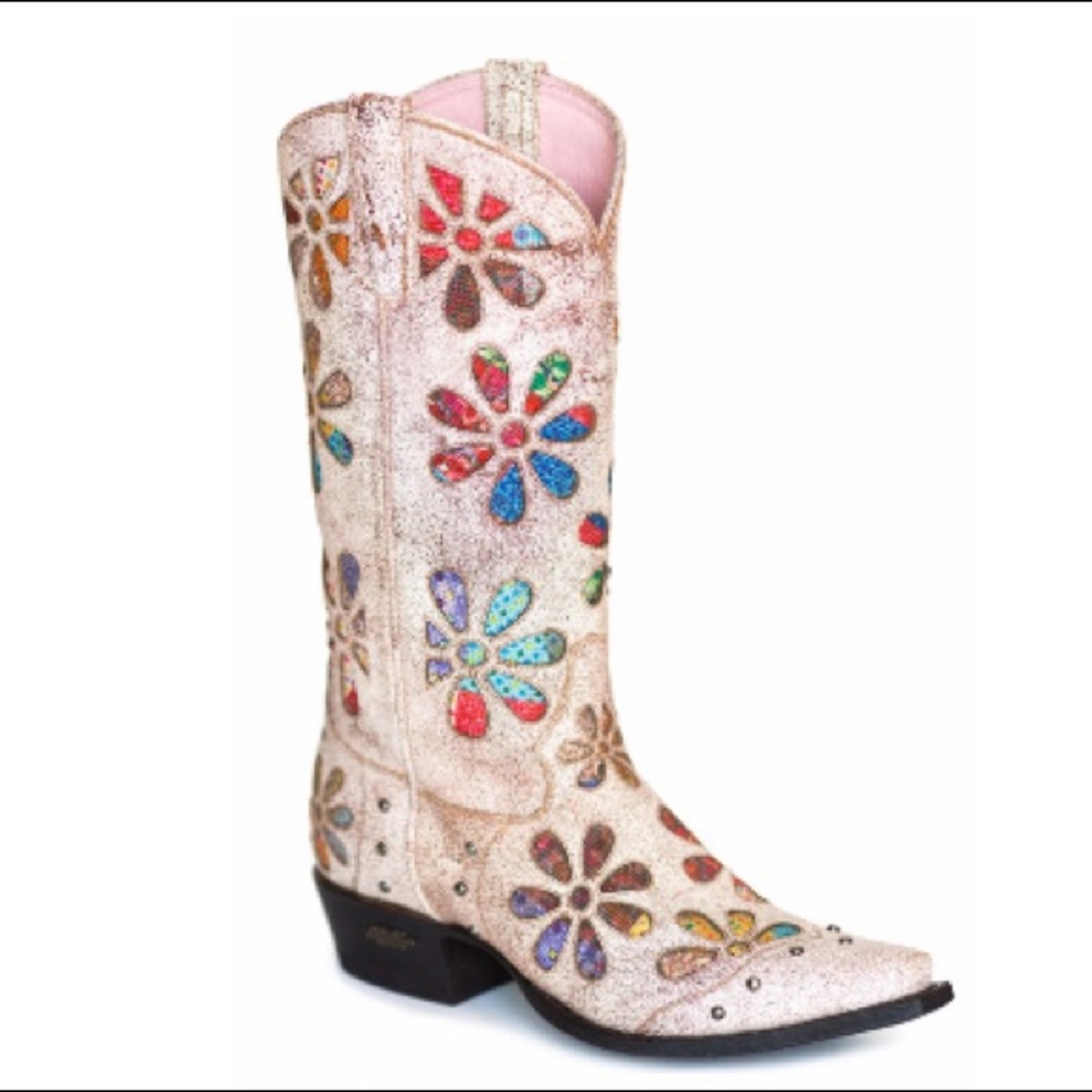 Miss Macie Women’s Whoop Si Daisy Cowgirl Boots